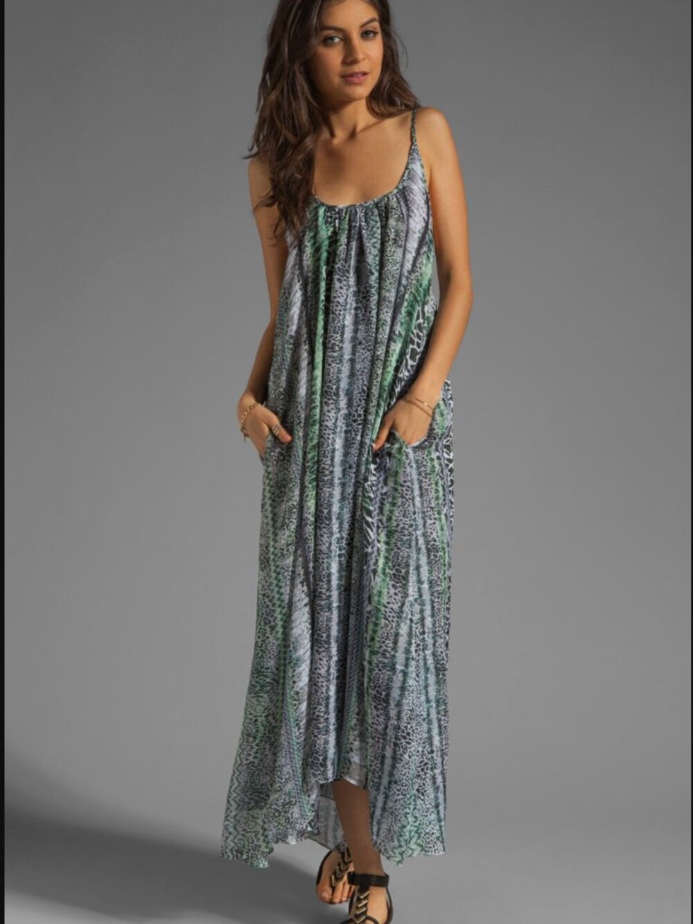 Lovers + Friends Fly Away Maxi Dress in Animal- Revolve